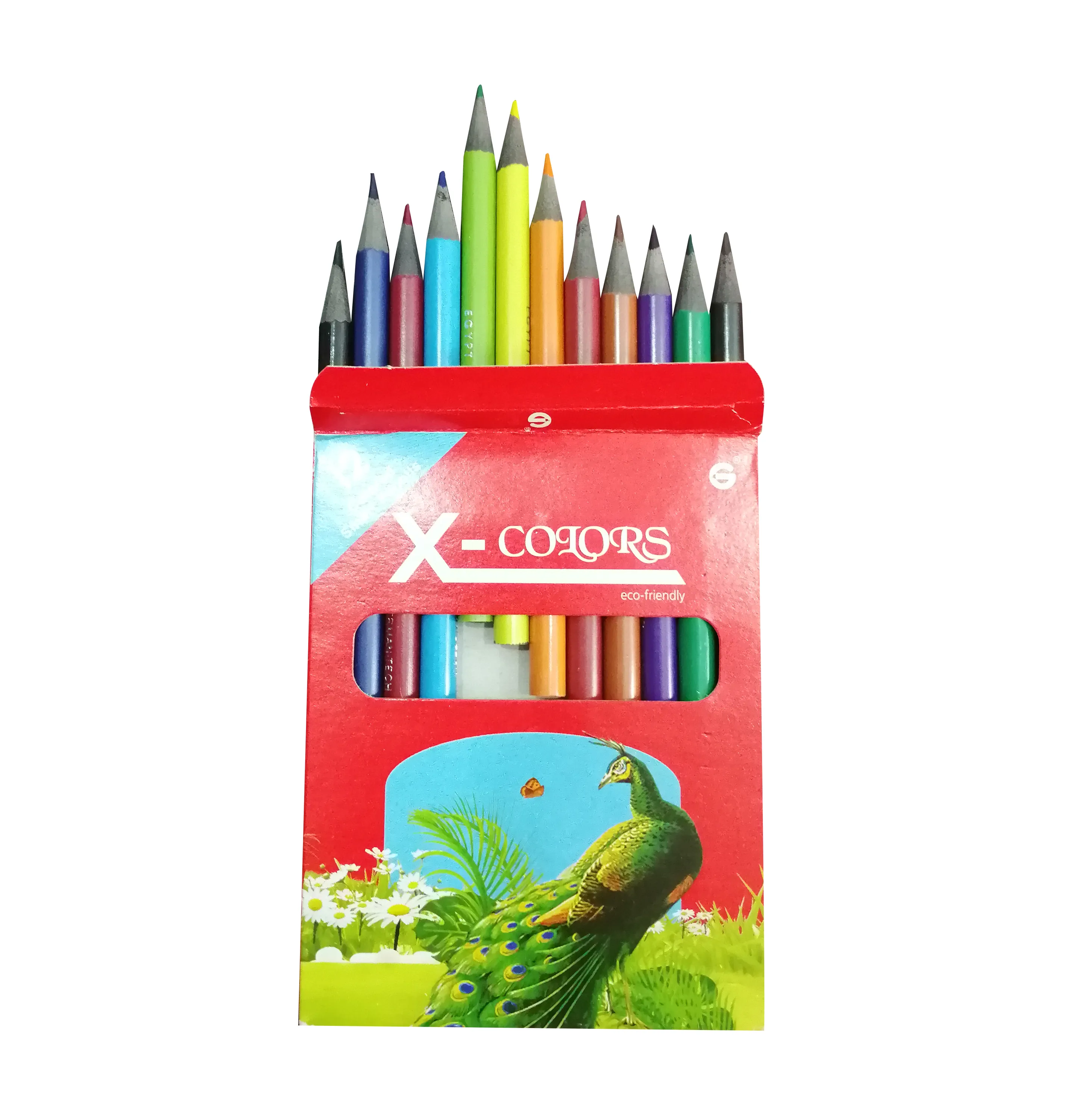 علبة الوان خشب 12لون قصير X.COLORS