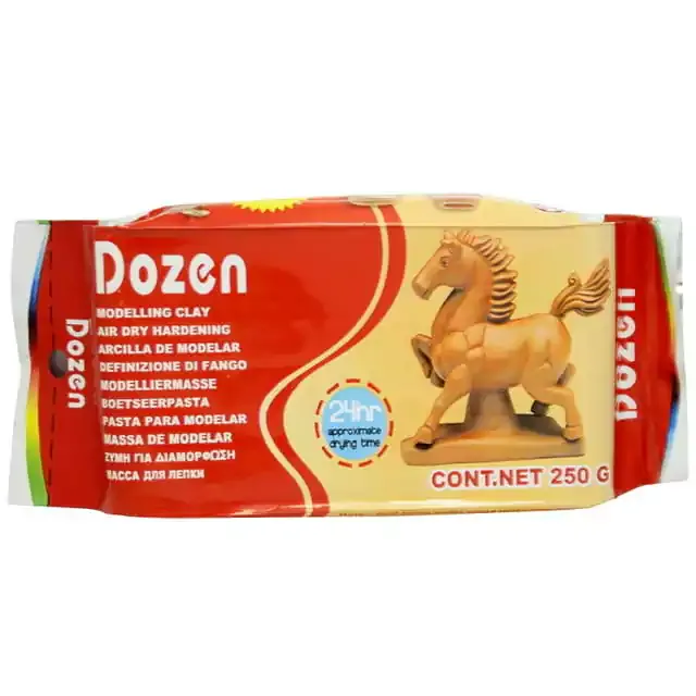 صلصال 250 جرام بنى Dozen