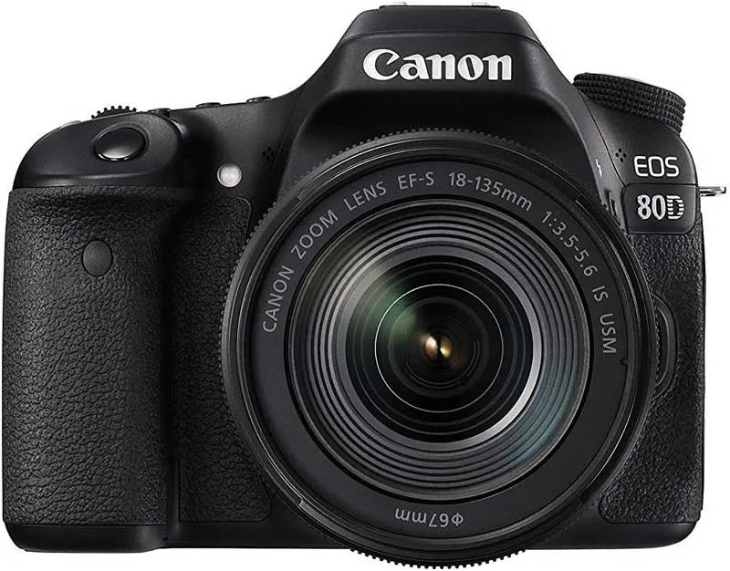 كاميرا كانون EOS 80D، دقة 24.2 ميجابكسل، عدسة 18-55 ملم، اسود 7