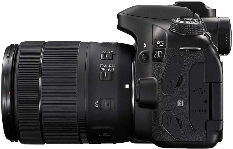 كاميرا كانون EOS 80D، دقة 24.2 ميجابكسل، عدسة 18-55 ملم، اسود 9