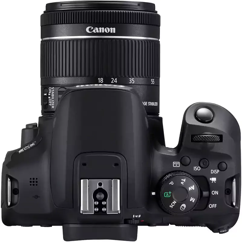 كاميرا كانون الرقمية EOS 850D + عدسة تثبيت الصور EF-S 18-55 ملم بفتحة f-3.5-5.6 4