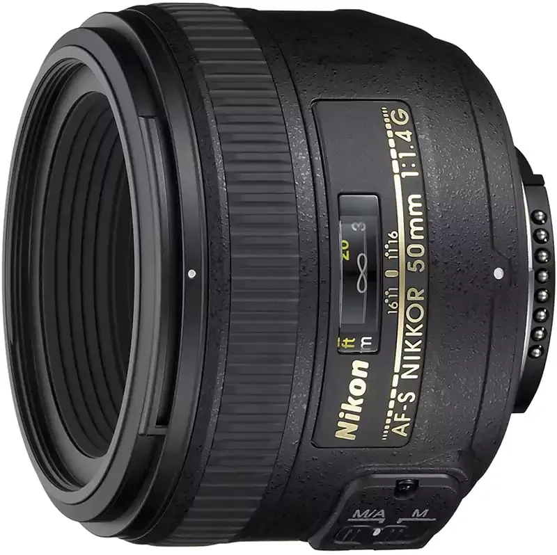 عدسة AF-S NIKKOR مقاس 50 مم ببؤرة f - 1.4G