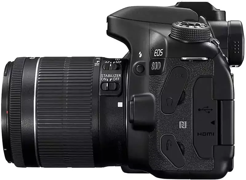 كاميرا كانون EOS 80D، دقة 24.2 ميجابكسل، عدسة 18-135 ملم، اسود 6