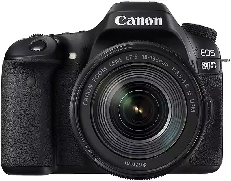 كاميرا كانون EOS 80D، دقة 24.2 ميجابكسل، عدسة 18-135 ملم، اسود 8