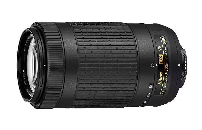 نيكون AF-P DX نيكور 70-300mm f-4.5-6.3G عدسات اي دي للكاميرات نيكون