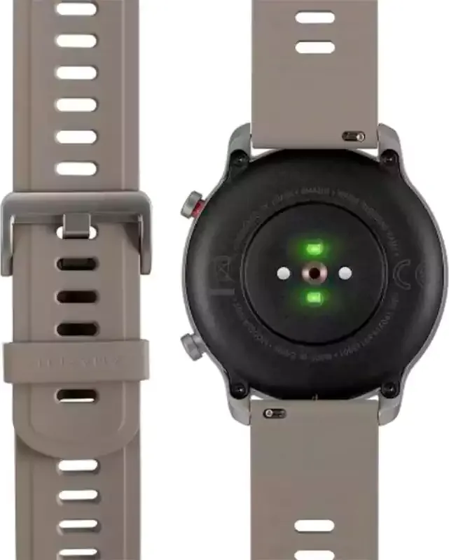 ساعة Amazfit GTR A1902 الذكية، شاشة تعمل باللمس 1.39 بوصة، مقاومة للماء، بطارية 195 مللي أمبير، بلوتوث 5، مزودة بمستشعرلتتبع الصحة ، 47 ملم بني تيتانيوم 6