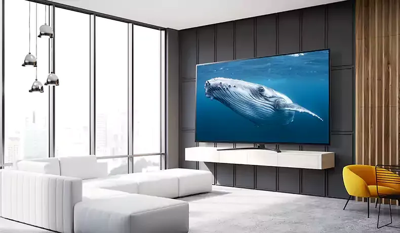 شاشة ال جي 55 بوصة، سمارت، ليد، UHD 4K، برسيفر مدمج، 55UP7500PVG 9