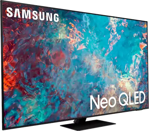 شاشة سامسونج 55 بوصة، سمارت، QLED، UHD 4K، برسيفر مدمج، 55QN85A