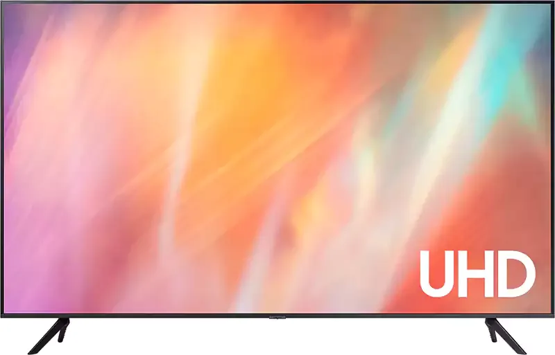 شاشة سامسونج 55 بوصة، سمارت، ليد، UHD 4K، برسيفر مدمج، UA55AU7000UXEG 1