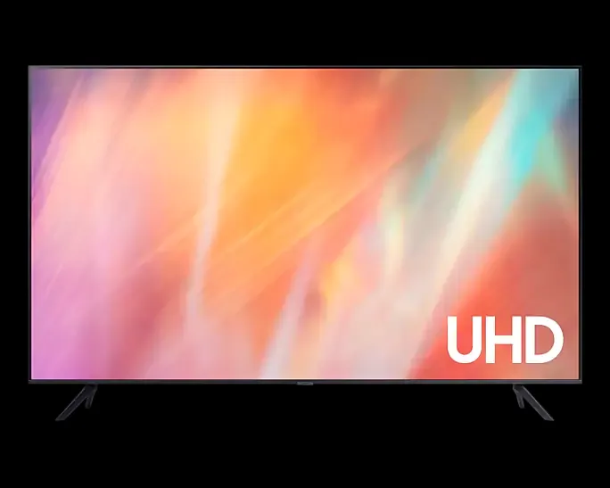 شاشة سامسونج 75 بوصة، سمارت، ال اي دي، UHD 4K، رسيفر مدمج، UA75AU7000UXEG