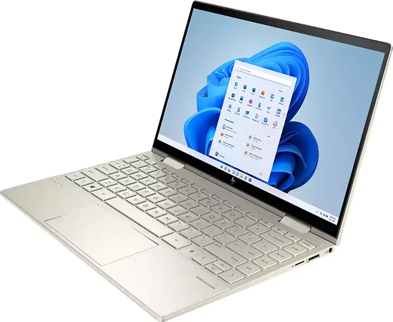 لاب توب اتش بي Envy X360 13-BD0063DX، بمعالج من الجيل الحادي عشر، Intel Core I5، رام 8 جيجابايت، 256 جيجابايت SSD هارد، Intel® Iris® X، شاشة 13.3 بوصة FHD، ويندوز، ذهبي 2