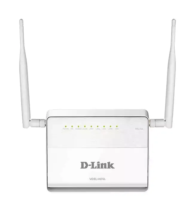 راوتر لاسلكي دي لينك يعمل علي جميع الشبكات، VDSL-224، ابيض 1