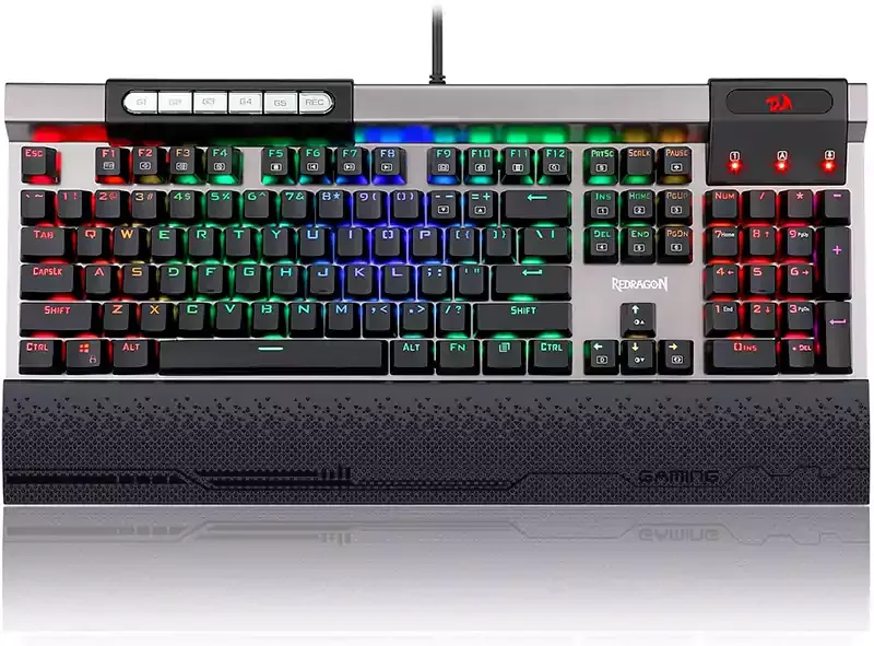 k563RGB  لوحة مفاتيح الألعاب ريددراجون مقاوم للماء بإضاءة خلفية