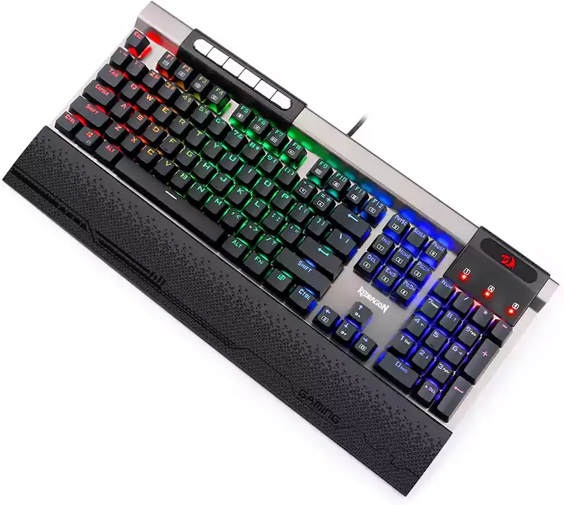 k563RGB  لوحة مفاتيح الألعاب ريددراجون مقاوم للماء بإضاءة خلفية 8