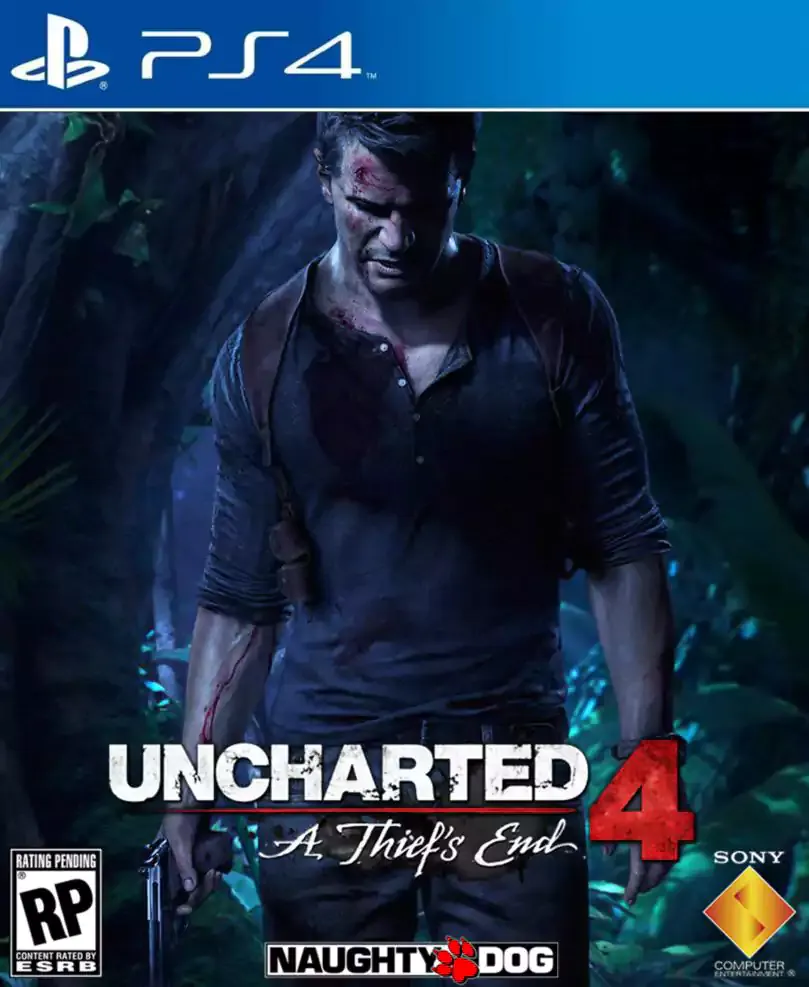 لعبة UNCHARTED  4 DVD بلاي ستيشن 4