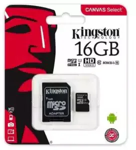 كارت ميموري كينجستون، 16 جيجابايت، SDCS-16GB