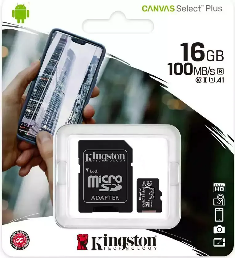 كارت ميموري كينجستون، 16 جيجابايت، SDCS2-16GB 3