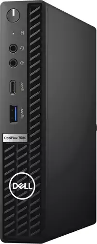 كمبيوتر مكتبي ديل OPTIPLEX 7080، بمعالج من الجيل العاشر، Intel Core I7، رامات 4 جيجابايت، 1 تيرابيت HDD هارد، Intel UHD Graphics 630، ويندوز 10 برو، اسود 5