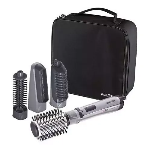 فرشاة دوارة بيبى ليس BABYLISS  لتصفيف الشعر - 1000 وات، فضى-اسود - 2735E 3