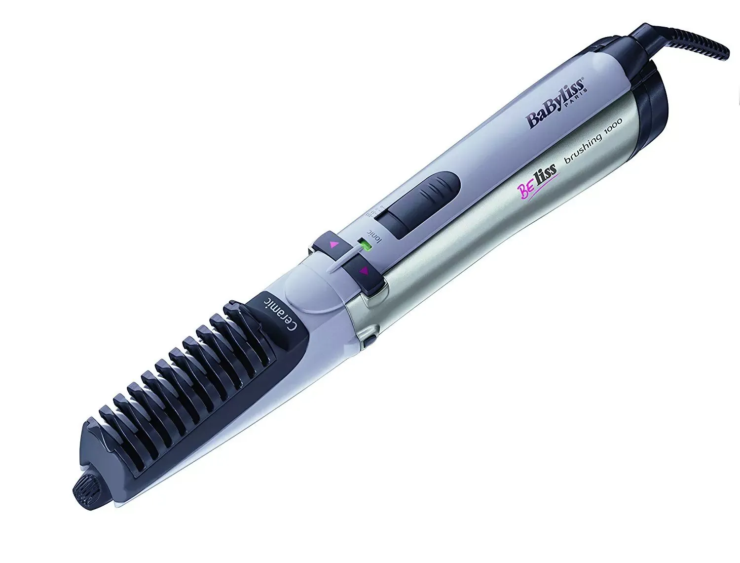 فرشاة دوارة بيبى ليس BABYLISS  لتصفيف الشعر - 1000 وات، فضى-اسود - 2735E 5