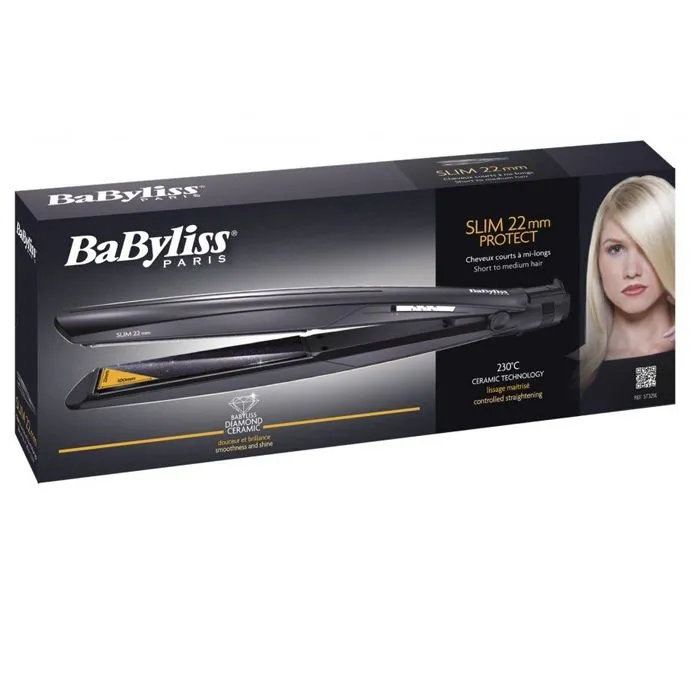 مكواة فرد الشعر بيبي ليس سليم، أسود   BABYLISS ST325 3